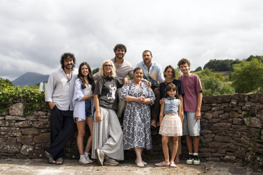 Fotos del rodaje de la película 'Hasta que el juzgado nos separe' en el valle de Baztan