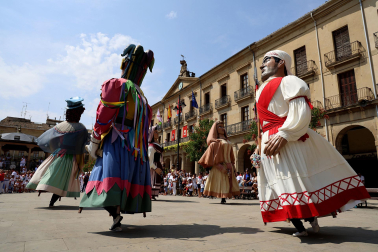 Fotos de la despedida de los gigantes de Tafalla