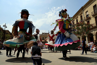 Fotos de la despedida de los gigantes de Tafalla