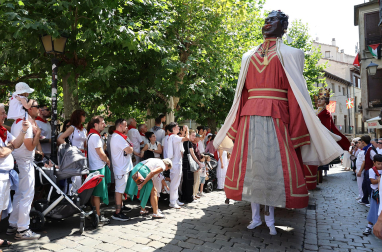 Fotos de la despedida de los gigantes de Tafalla