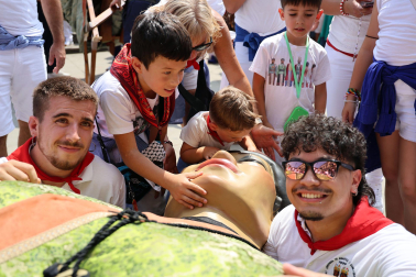 Fotos de la despedida de los gigantes de Tafalla