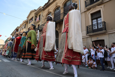 Fotos de la despedida de los gigantes de Tafalla