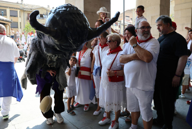 Fotos de la despedida de los gigantes de Tafalla