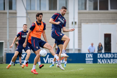 Fotos del entrenamiento de Osasuna con la presencia de Rockson Yeboah este viernes 21 de agosto