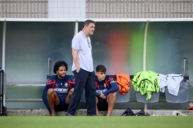 Fotos del entrenamiento de Osasuna con la presencia de Rockson Yeboah este viernes 21 de agosto