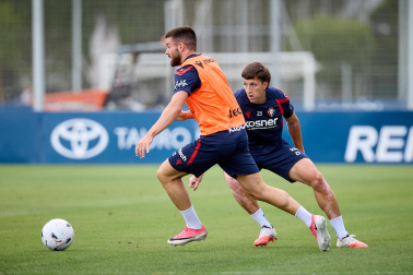 Fotos del entrenamiento de Osasuna con la presencia de Rockson Yeboah este viernes 21 de agosto