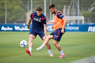 Fotos del entrenamiento de Osasuna con la presencia de Rockson Yeboah este viernes 21 de agosto