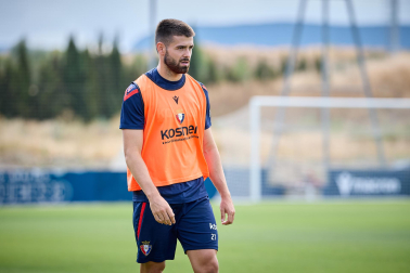 Fotos del entrenamiento de Osasuna con la presencia de Rockson Yeboah este viernes 21 de agosto