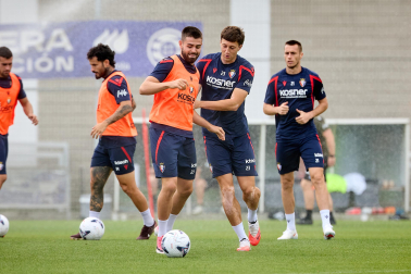 Fotos del entrenamiento de Osasuna con la presencia de Rockson Yeboah este viernes 21 de agosto