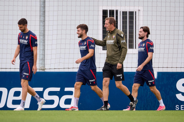 Fotos del entrenamiento de Osasuna con la presencia de Rockson Yeboah este viernes 21 de agosto
