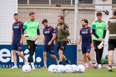 Fotos del entrenamiento de Osasuna con la presencia de Rockson Yeboah este viernes 21 de agosto