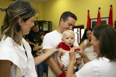 Fotos del cohete de fiestas de Barásoain