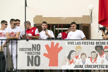 Fotos del cohete de fiestas de Barásoain