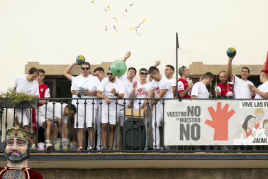 Fotos del cohete de fiestas de Barásoain