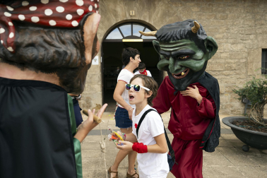 Fotos del cohete de fiestas de Barásoain