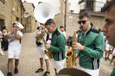 Fotos del cohete de fiestas de Barásoain