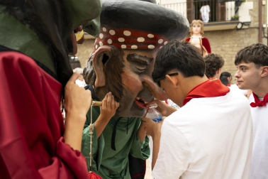 Fotos del cohete de fiestas de Barásoain