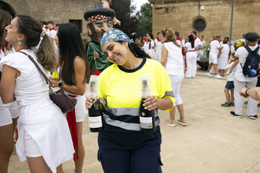 Fotos del cohete de fiestas de Barásoain