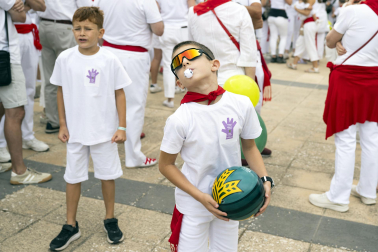 Fotos del cohete de fiestas de Barásoain