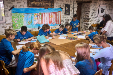 Estancia de 20 niños ucranianos en Navarra