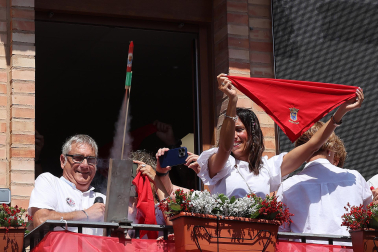 Inicio de las fiestas de Marcilla