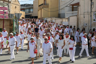 Fotos de la procesión en honor a San Bartolomé en fiestas de Ribaforada 2026