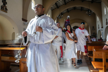 Fotos de la procesión en honor a San Bartolomé en fiestas de Ribaforada 2026