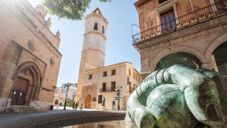 Vista desde la plaza Mayor de Castellón
