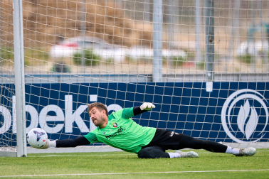 Fotos del entrenamiento de Osasuna este martes en Tajonar