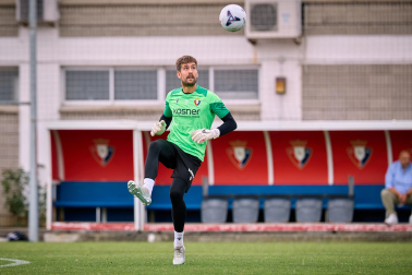 Fotos del entrenamiento de Osasuna este martes en Tajonar