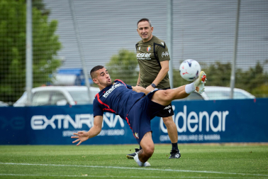 Fotos del entrenamiento de Osasuna este martes en Tajonar