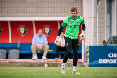 Fotos del entrenamiento de Osasuna este martes en Tajonar