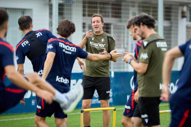 Fotos del entrenamiento de Osasuna este martes en Tajonar