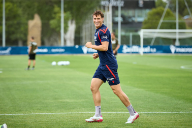 Fotos del entrenamiento de Osasuna este martes en Tajonar