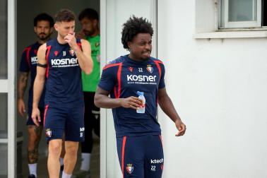 Fotos del entrenamiento de Osasuna este martes en Tajonar