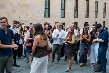 Fotos del acto de bienvenida a los participantes en los Cursos Europeos de Verano 2026
