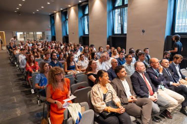 Fotos del acto de bienvenida a los participantes en los Cursos Europeos de Verano 2026