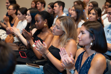 Fotos del acto de bienvenida a los participantes en los Cursos Europeos de Verano 2026