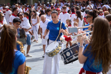 Fotos del cohete de fiestas de Zizur Mayor