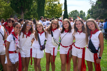Fotos del cohete de fiestas de Zizur Mayor