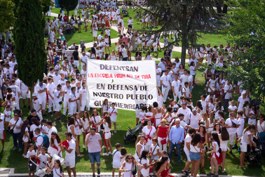 Fotos del cohete de fiestas de Zizur Mayor