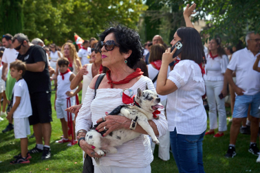 Fotos del cohete de fiestas de Zizur Mayor