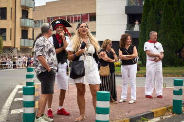 Foto del desfile de carrozas durante las fiestas de Noáin 2026