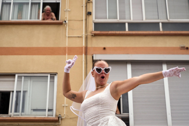 Foto del desfile de carrozas durante las fiestas de Noáin 2026