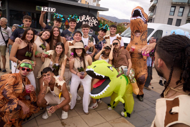 Foto del desfile de carrozas durante las fiestas de Noáin 2026