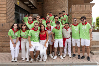 Foto de la celebración del Día de las Peñas en Ribaforada