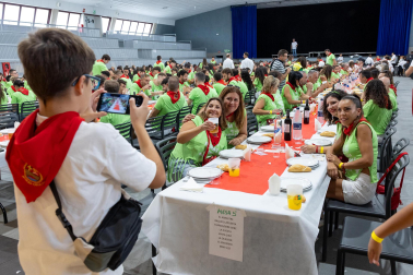 Foto de la celebración del Día de las Peñas en Ribaforada