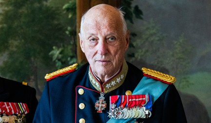 El rey Harald V de Noruega