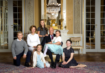 Imágenes de la vida del rey Harald V de Noruega.