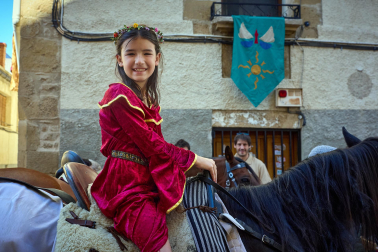 Fotos del inicio de las fiestas medievales en Artajona